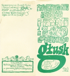 Kaligrafia, Zesp&oacute;ł Pieśni Tańca Ludowego "Głusk" I