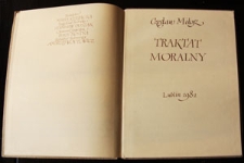 Kaligrafia, Traktat moralny I