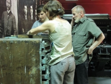 Andrzej Kot w Izbie Drukarstwa