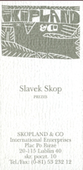 Wizyt&oacute;wka Slavka Skopa