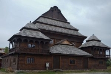 Biłgoraj, &bdquo;Miasteczko na szlaku kultur kresowych", rekonstrukcja drewnianej synagogi z Wołpy