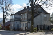 Krynki, wooden buildings in town, the Garbarska street