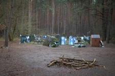 Las Łopuchowski - miejsce pamięci w pobliżu Tykocina