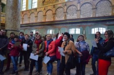 Visiting the Łańcut synagogue, a cross-border route of Shtetl Routes