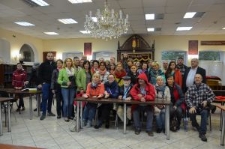 The participants of the on-road training course on the cross-border route of Shtetl Routes in Pinsk