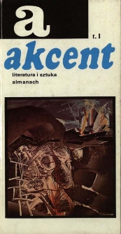 Akcent: literatura i sztuka. Almanach. R. 1980, nr 1 (1)