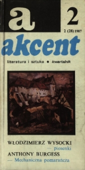 Akcent: literatura i sztuka. Kwartalnik. R. 1987, nr 2 (28)
