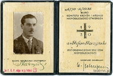 Dokument potwierdzający odznaczenie Stefana Starzyńskiego Krzyżem Niepodległości