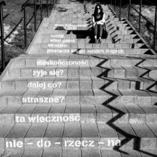 Poetyckie cytaty na lubelskich schodach