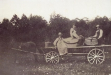 Miodobranie w Elżbietowie koło Lubartowa w 1914 roku
