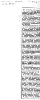 Artykuł Stanisława Surdackiego &bdquo;Z kart najnowszej historii&rdquo;. &bdquo;Pszczelarz Polski&rdquo; nr 2 z 1993 roku