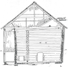 Stodoła z farmy Vestre Br&aring;te, datowana na 1560 rok, gmina Hob&oslash;l, hrabstwo &Oslash;stfold, wschodnia Norwegia