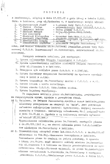 Protokół z konferencji Spółdzielni Związek Pszczelarzy w Lublinie z 17 grudnia 1947 roku dotyczącej m.in. upaństwowienia zakładów miodowych Spółdzielni Związek Pszczelarzy