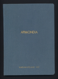 Etui złotego medalu dla lubelskich pszczelarzy na XXXI Międzynarodowym Kongresie Pszczelarskim Apimondia, Warszawa 1987 rok