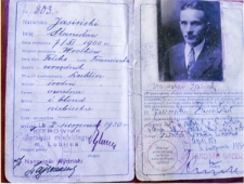 Dow&oacute;d osobisty Stanisława Jasińskiego z 2 sierpnia 1930 roku