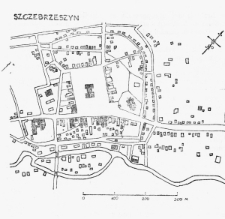 Przerys planu Szczebrzeszyna z 1946 roku