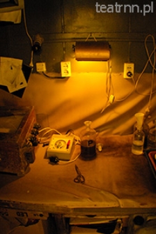 Ciemnia w zakładzie fotograficznym Renaty Sarnowskiej