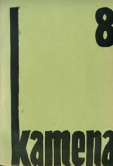 Kamena : miesięcznik literacki Nr 8, R. I (1934)