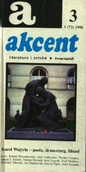 Akcent: literatura i sztuka. Kwartalnik. R. 1998, nr 3 (73)