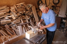 Ryszard Staiński z heblem