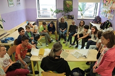 Warsztaty "Miód i nie tylko - produkty pracy pszczół i ich wykorzystanie na przestrzeni wieków" w Szkole Podstawowej im. Bolesława Chrobrego w Lublinie