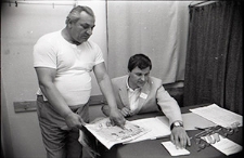 Wnętrze lokalu jednej z Obwodowych Komisji Wyborczych w Lublinie