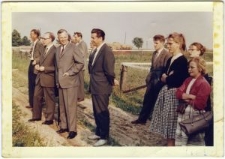 Czesław Tarkowski podczas wizyty naukowej w Szwecji