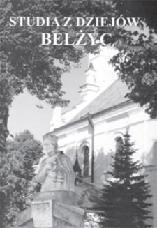 Dzieje Żyd&oacute;w Bełżyckich