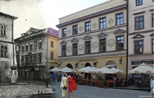 Rynek Starego Miasta w Lublinie z kamienicą Klonowica