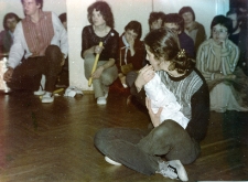 Liliana Owoc podczas premiery "Komu w drogę, temu teraz"