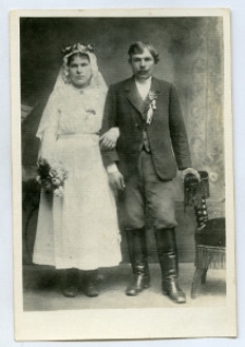 Jan Namiota z żoną Anielą