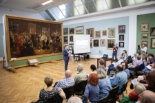 Tadeusz Przystojecki podczas warsztat&oacute;w genealogicznych pt. Poszukiwanie lubelskich korzeni