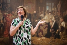 Robinn Magid podczas warsztat&oacute;w genealogicznych Poszukiwanie lubelskich korzeni