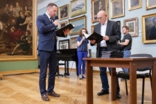 Krzysztof Komorski i Tomasz Pietrasiewicz - inauguracja Zjazdu Lubliner&oacute;w