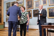 Wręczenie medalu 700-lecia Lublina dla Robinn Magid - inauguracja Zjazdu Lubliner&oacute;w