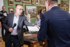 Tomasz Pietrasiewicz - oficjalna ceremonia otwarcia Zjazdu Lubliner&oacute;w