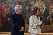 Michał Hochman i Irena Hochman - oficjalna ceremonia otwarcia Zjazdu Lubliner&oacute;w