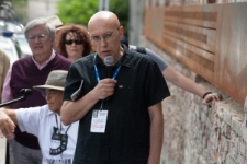 Ceremonia upamiętnienia na terenie dawnego Umschlagplatz przy ulicy Zimnej