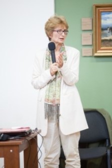 Prof. dr hab. Monika Adamczyk-Grabowska podczas spotkania pt. Judaistyka w Lublinie