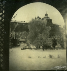 Widok na zabudowania klasztoru oo. Dominikanów od strony ul. Podwale