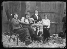 Group of girls at the table