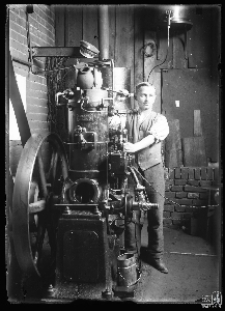 Mężczyzna podczas pracy