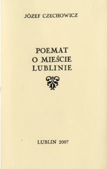 Poemat o mieście Lublinie